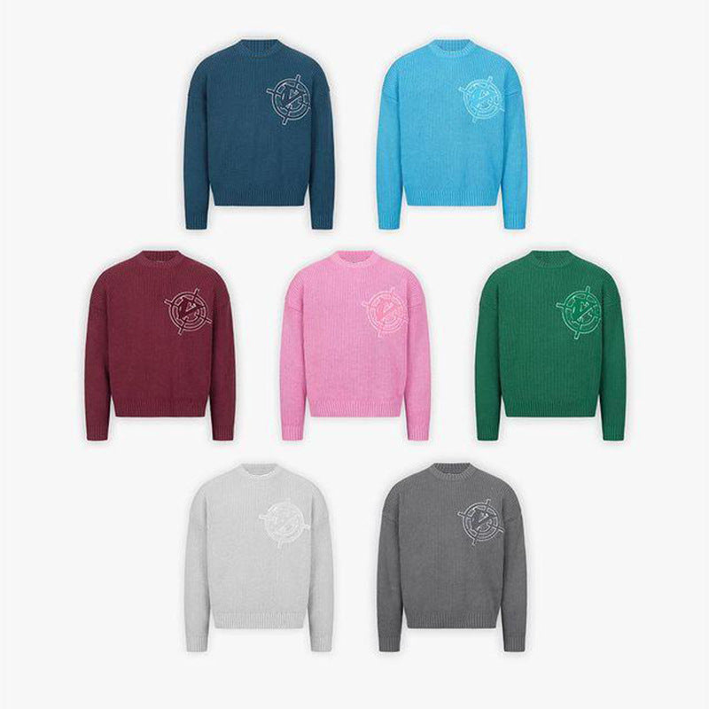 Women's & Men's & Korean Style Loose Simple Leisure Sweaters