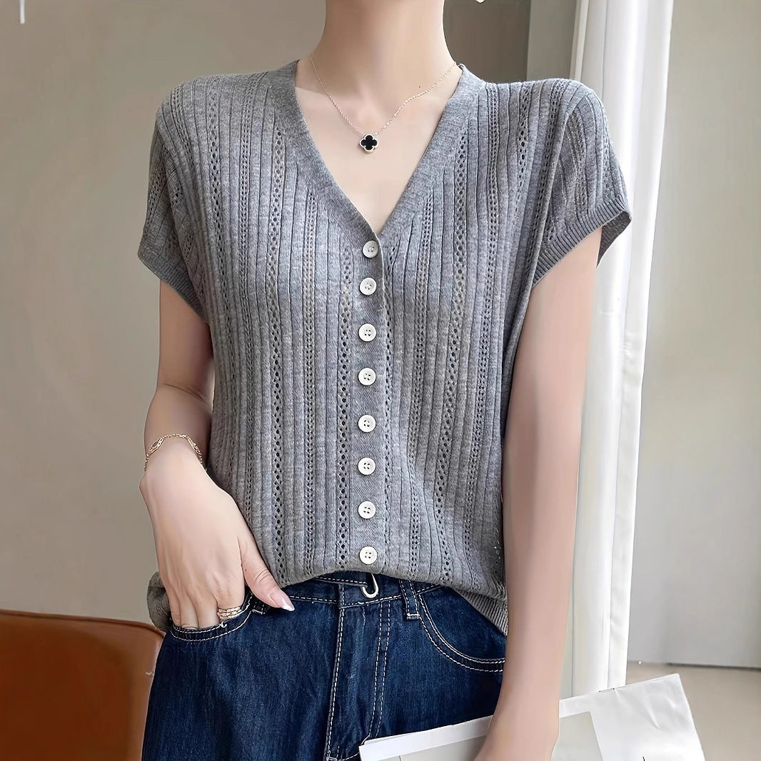 Women's Outer Wear Elegant Simple Western Style Slimming Knitted Cardigans