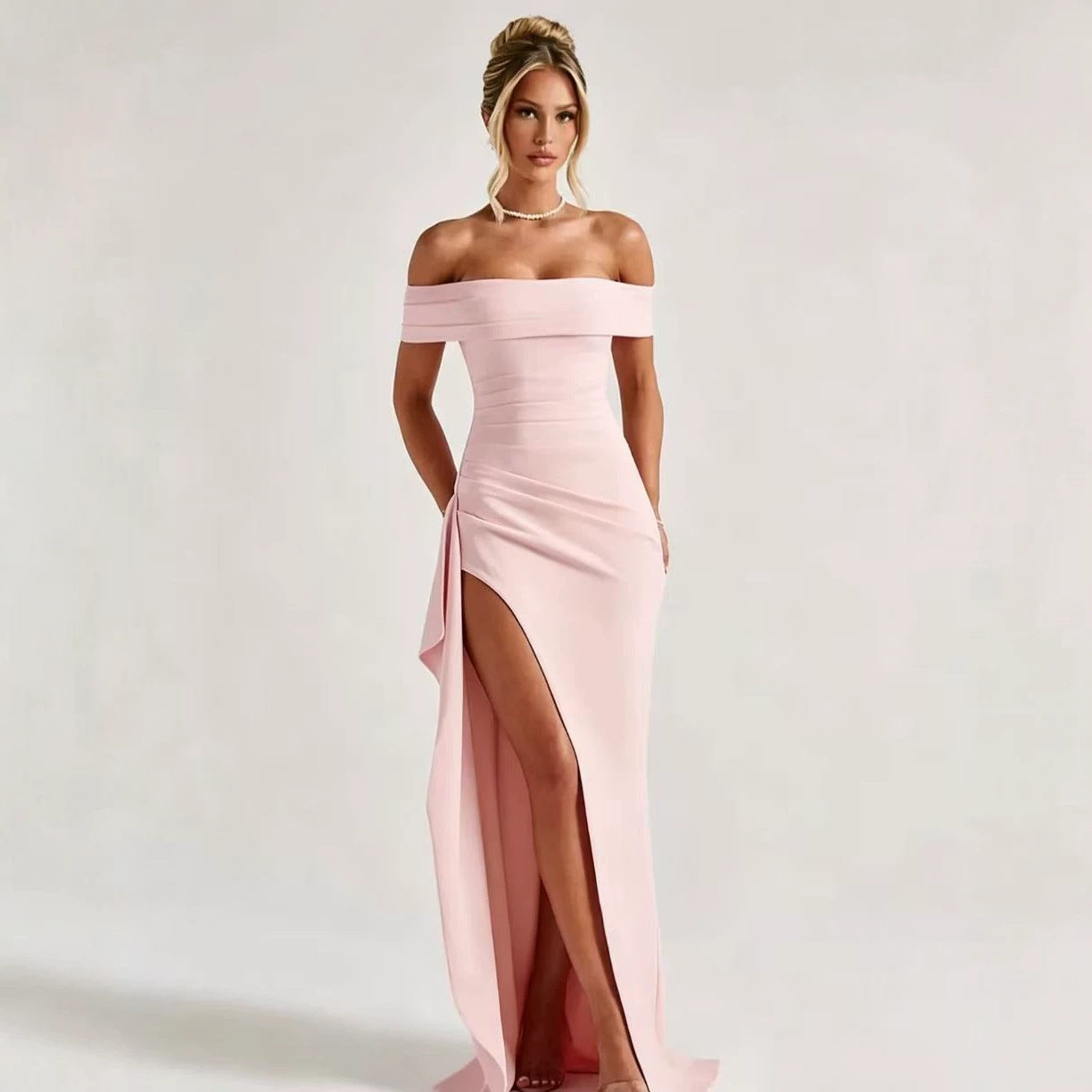 Women's Spring Sexy Elegant Party Split Dress