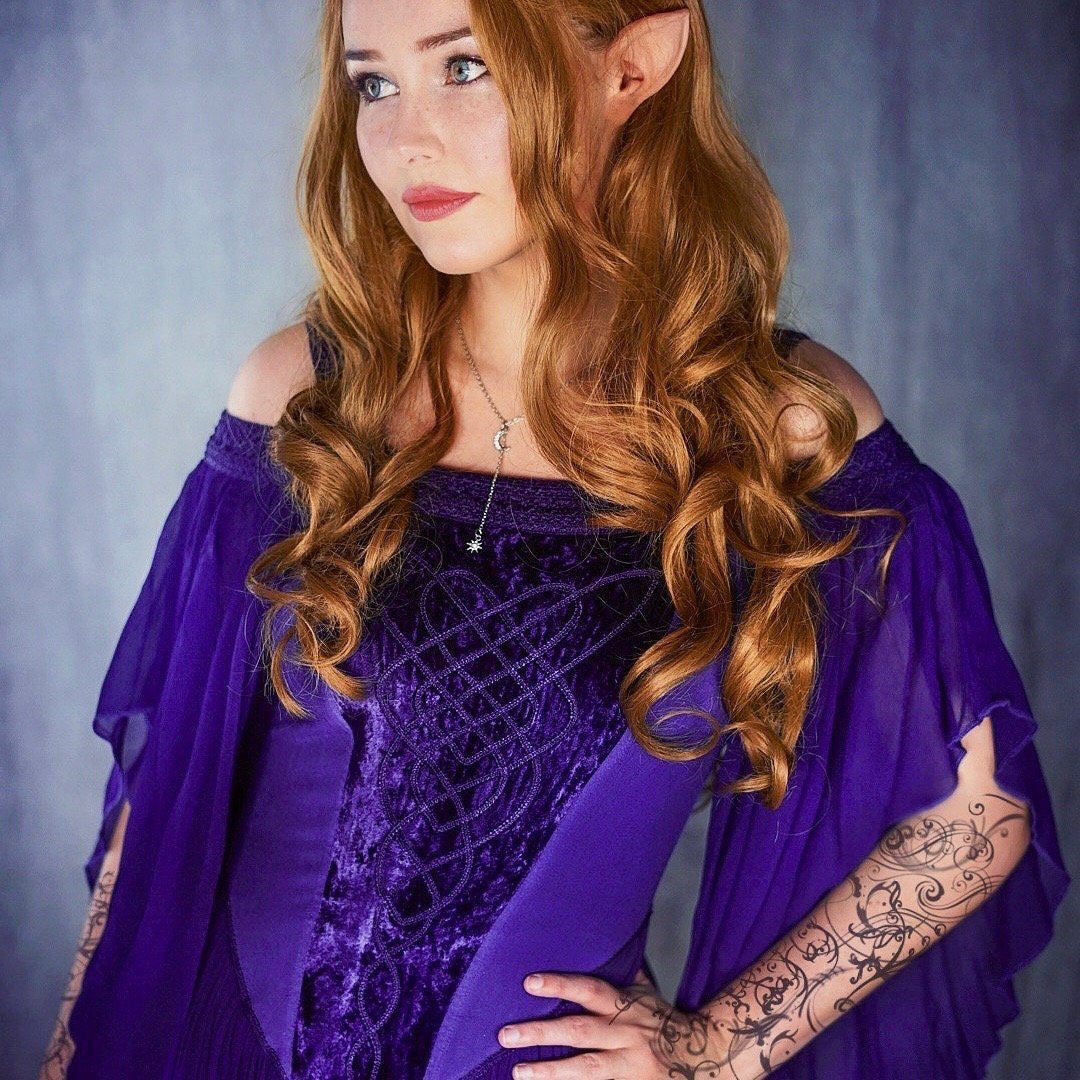 Popular Classy Medieval Retro Veet Dress Dresses