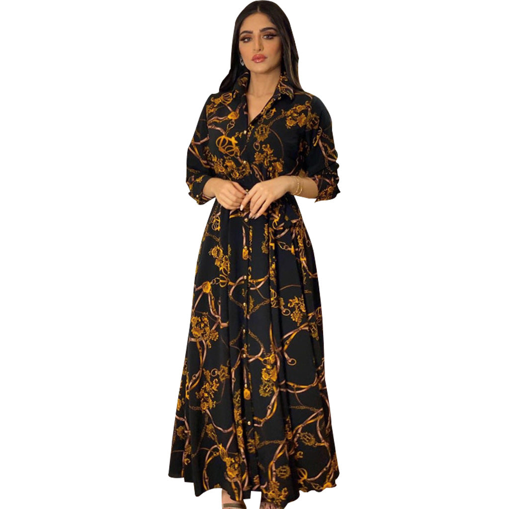 Women's Sexy Fashion Digital Printed Wear Dress Dresses