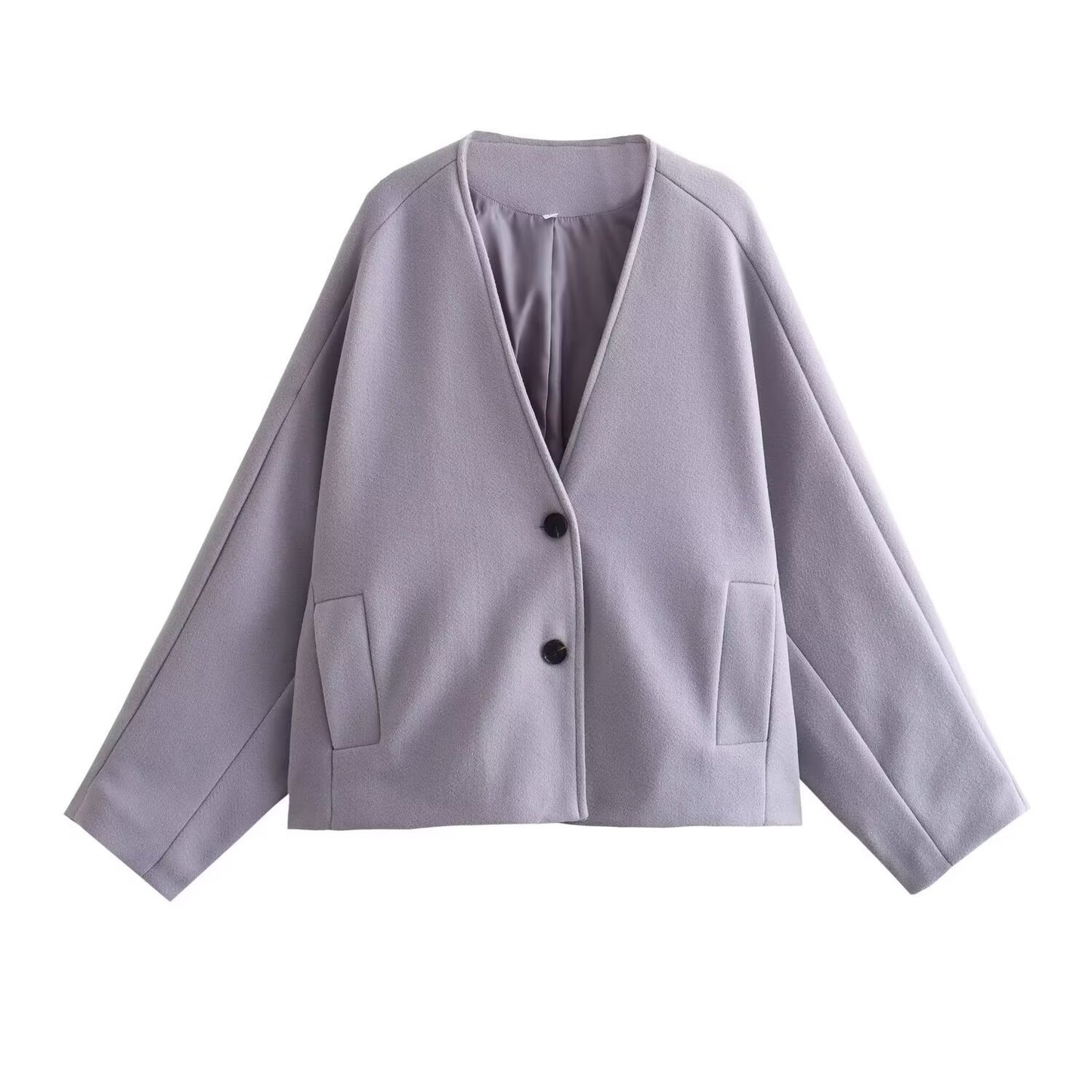 Women's Glamorous American Woolen Kimono Spring Coats