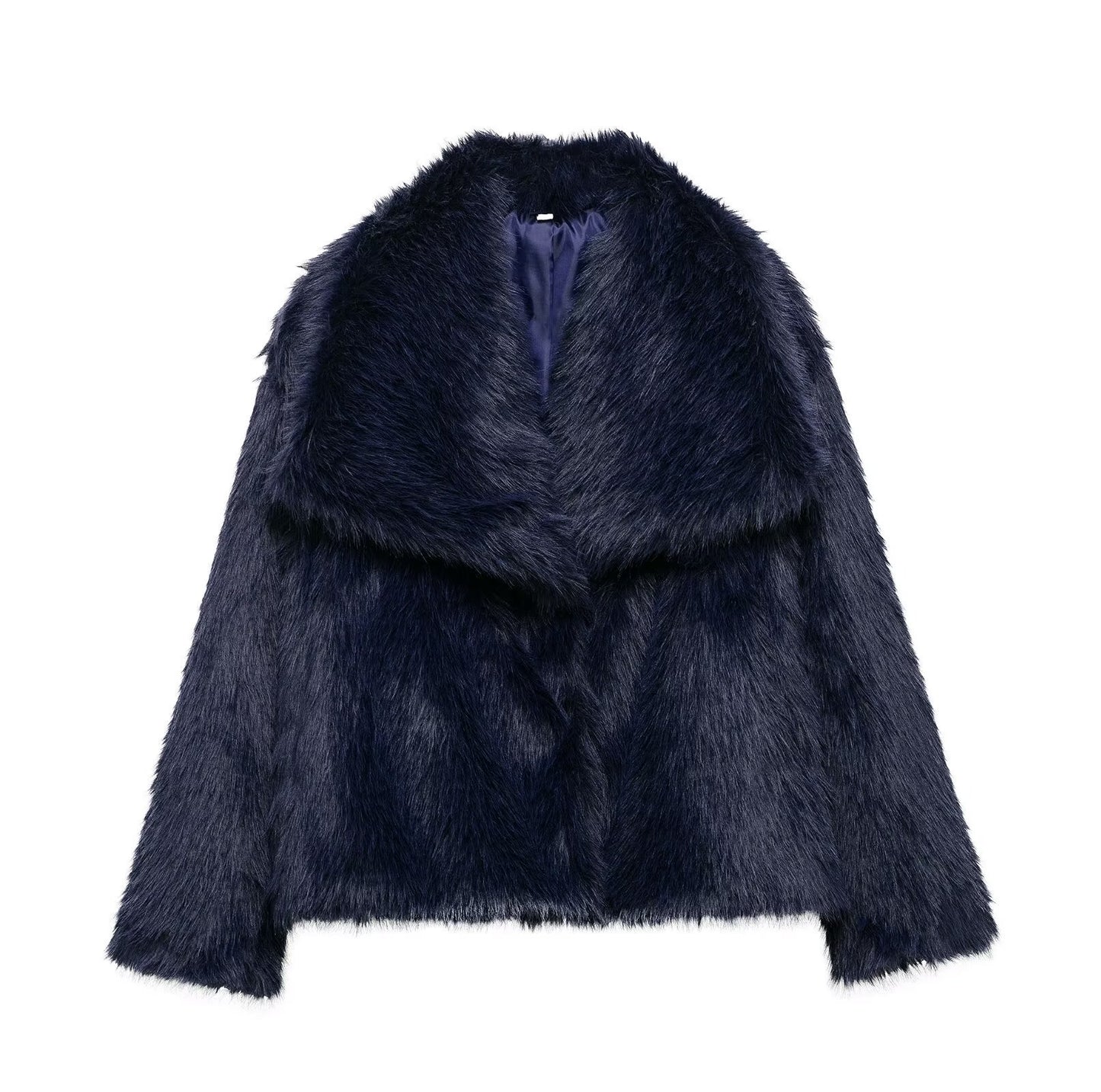 Women's Winter Fashionable Elegant Artificial Fur Coats