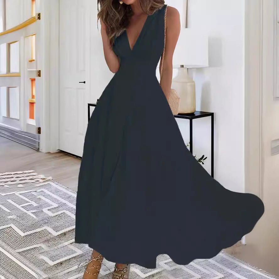 Versatile Comfortable Unique Wrapped Chest Formal Dress