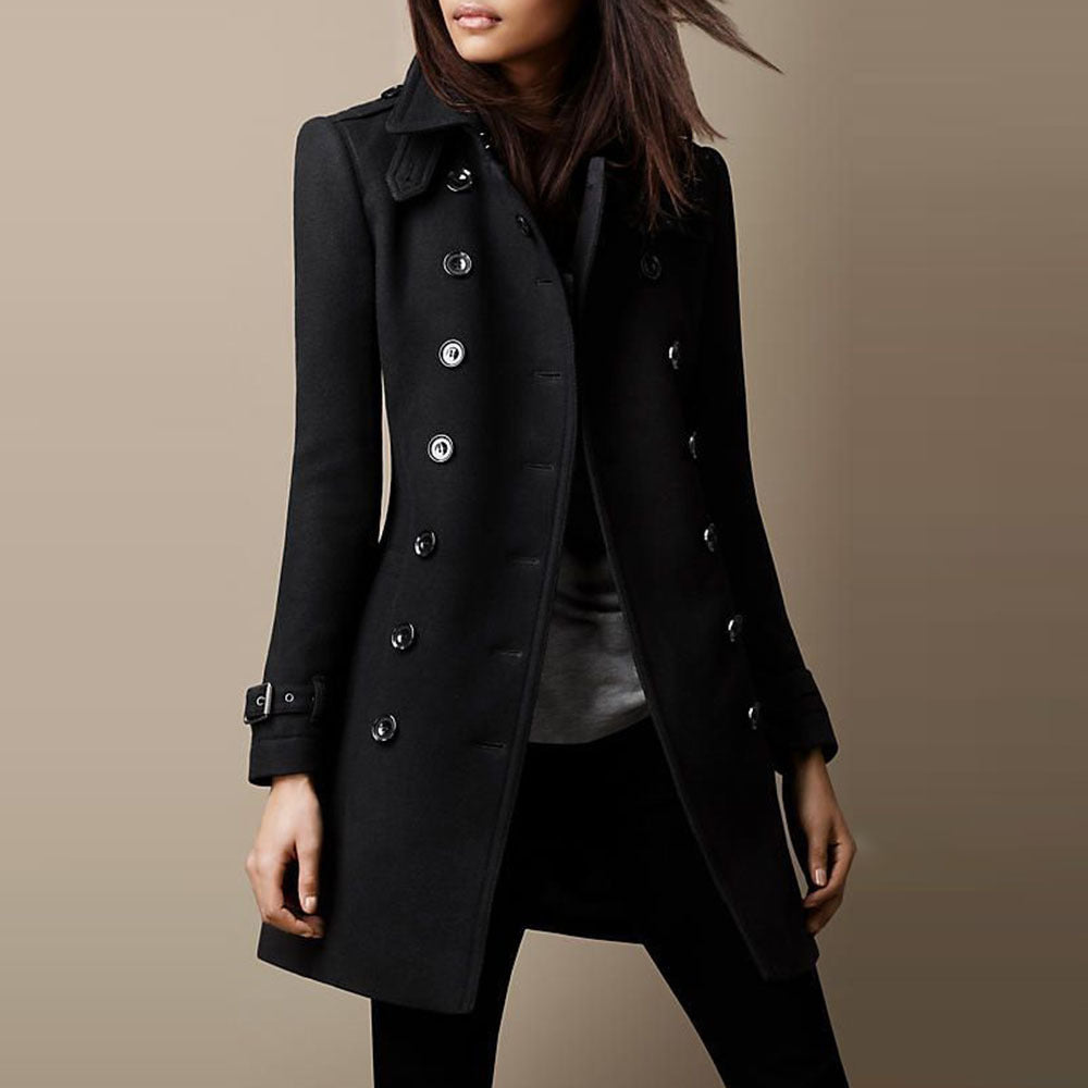 Women's Charming Attractive Hot Single Woolen Coats