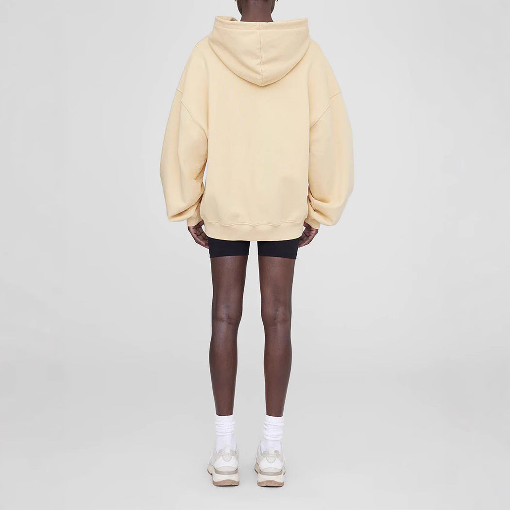 Women's Niche Classic Letters Hand Embroidered Round Neck Sweaters