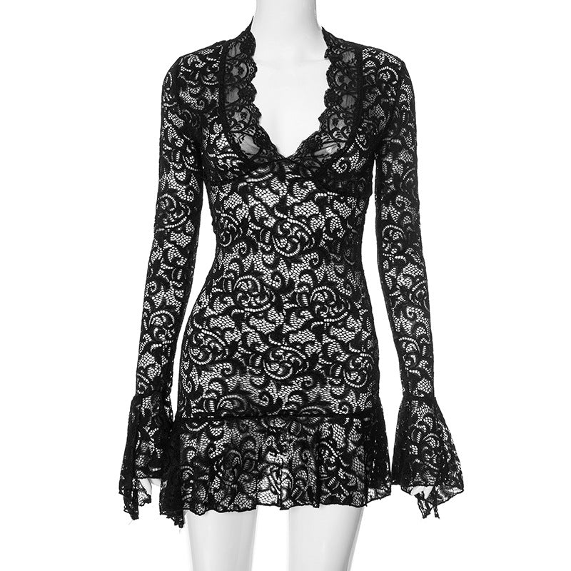 Women's Sexy Lace Hot Party Dress Dresses