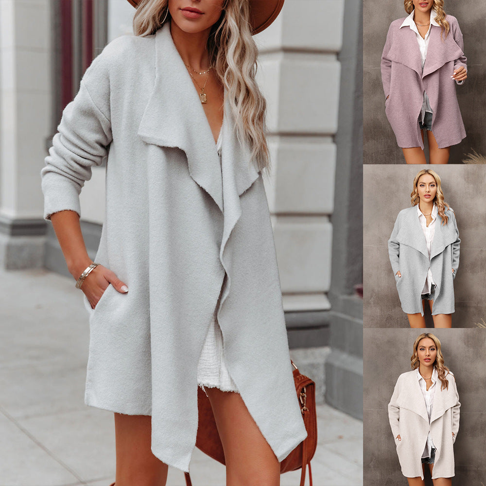 Women's Spring Long Personality Fashion Ol Knitted Women's Sweater