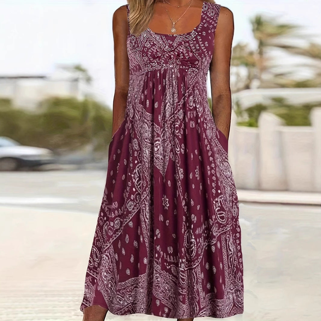 Summer Label Retro Loose Vacation Style Vests