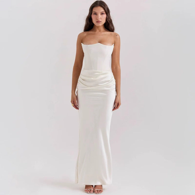 Women's Fashion Tube Sexy Backless Slim Fit Tops