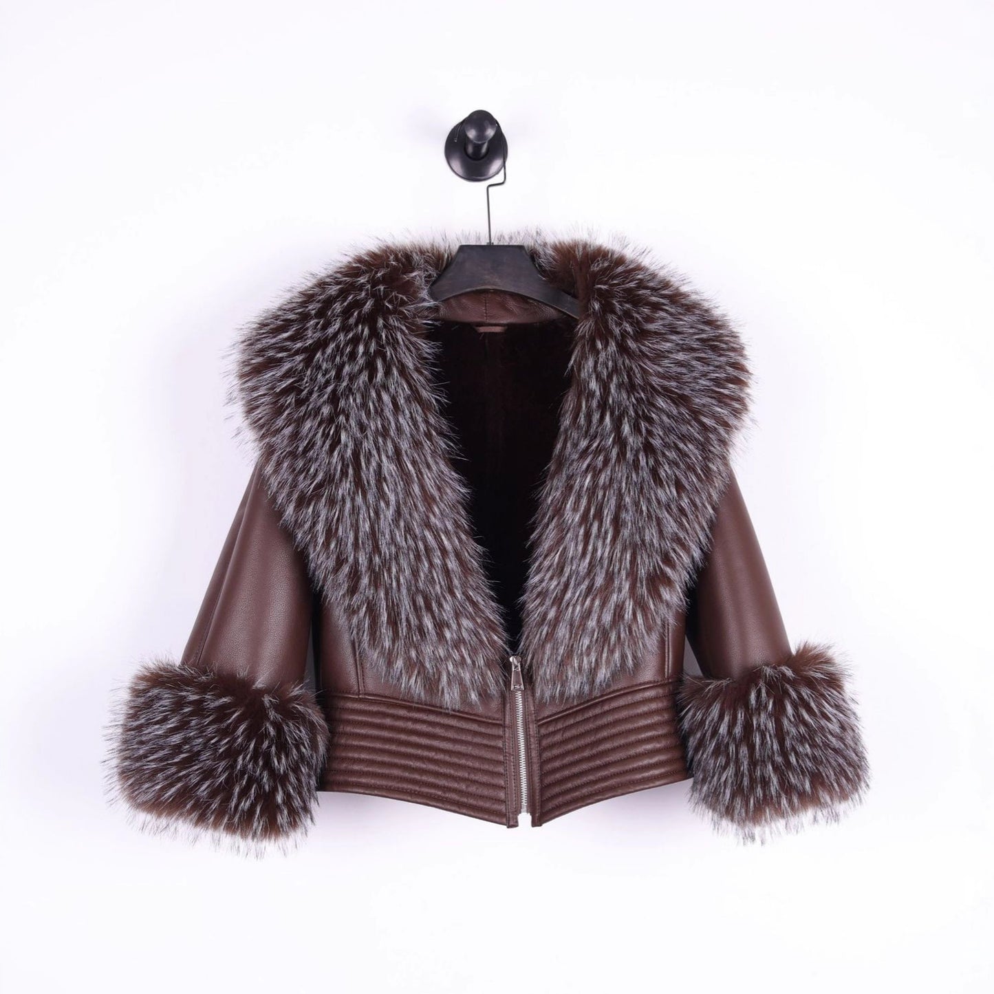 Women's Unique Classic Fur Integrated Sable Coats