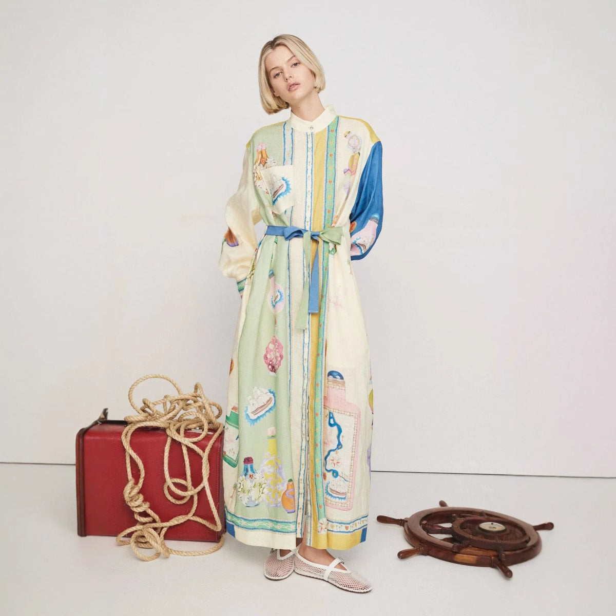Innovative Unique Casual Fashion Printed Long Dress