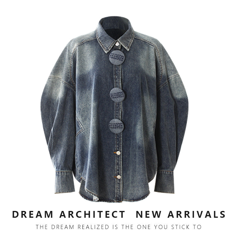 Women's Loose Profile Cocoon Shaped Slightly Drop Coats