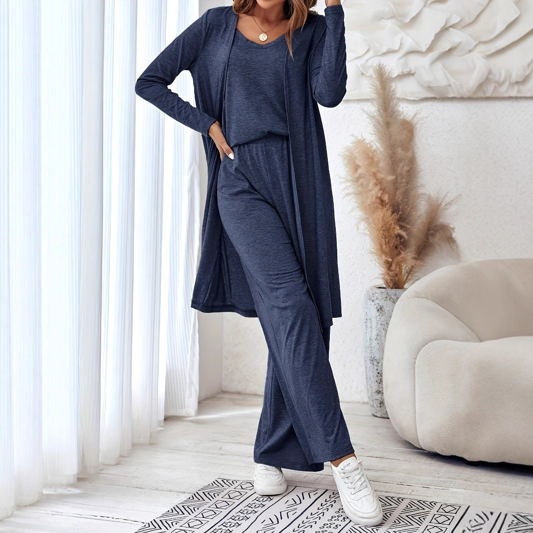 Women's Casual Fashion Solid Color Sling Long Tops