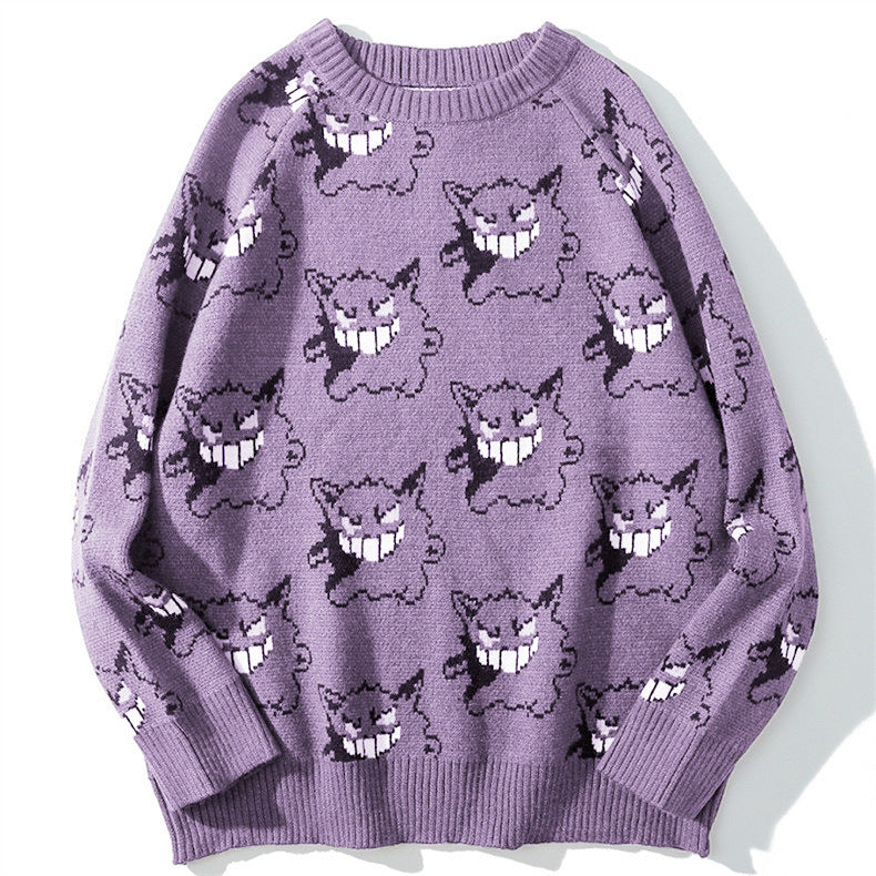 Women's & Men's & Source Two-dimensional Hip Hop Loose Sweaters