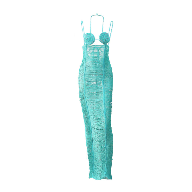 Women's Sexy Swimsuit Hollow Mesh Holiday Beach Bikini Dresses