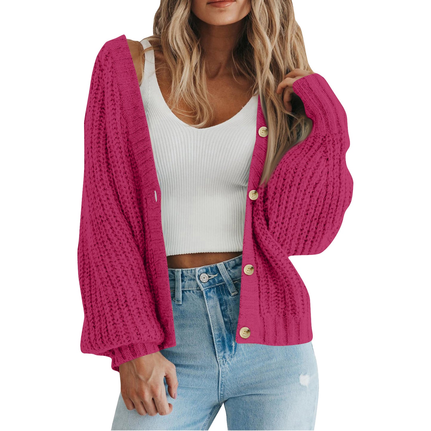 Women's Versatile Classy Glamorous Loose Knitted Knitwear
