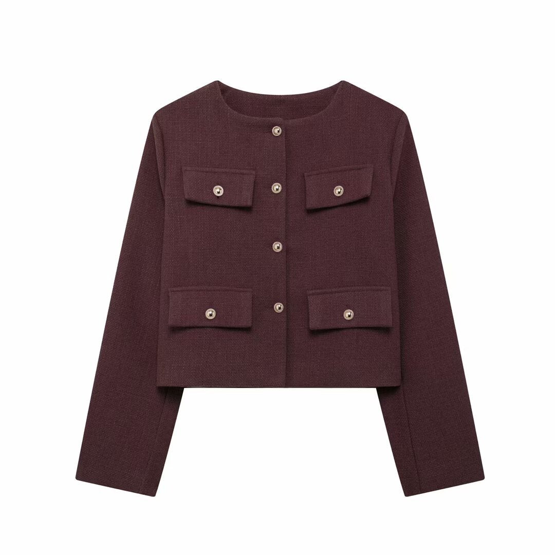 Elegant Attractive Popular Autumn Flip Decoration Jackets