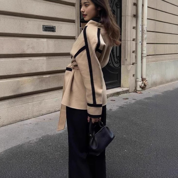 Women's French Entry Lux Temperament Leisure Double-sided Coats