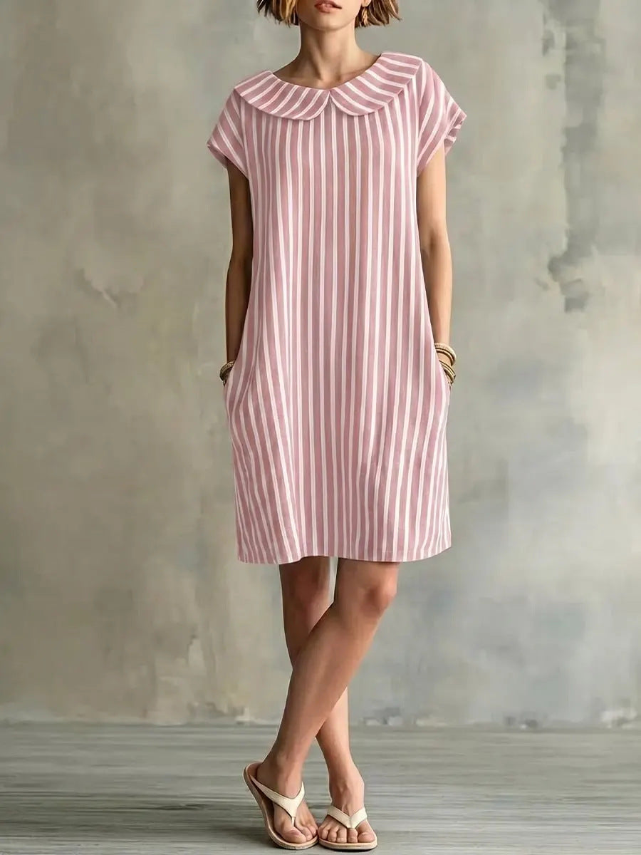 Women's Elegant Fashion Printed Striped For Dress