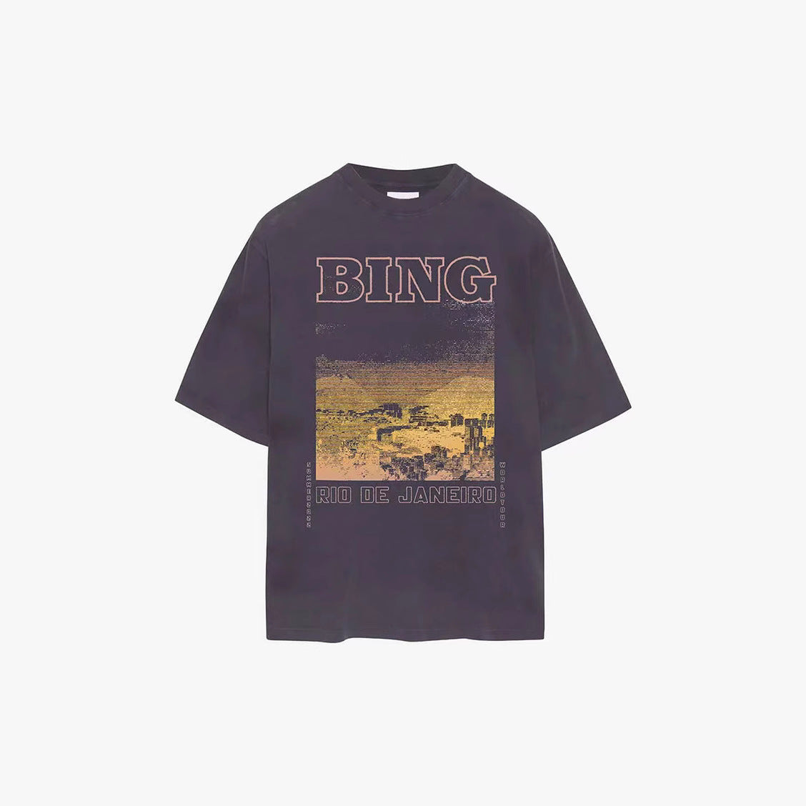 Women's North American Style Letter City Sunset Blouses