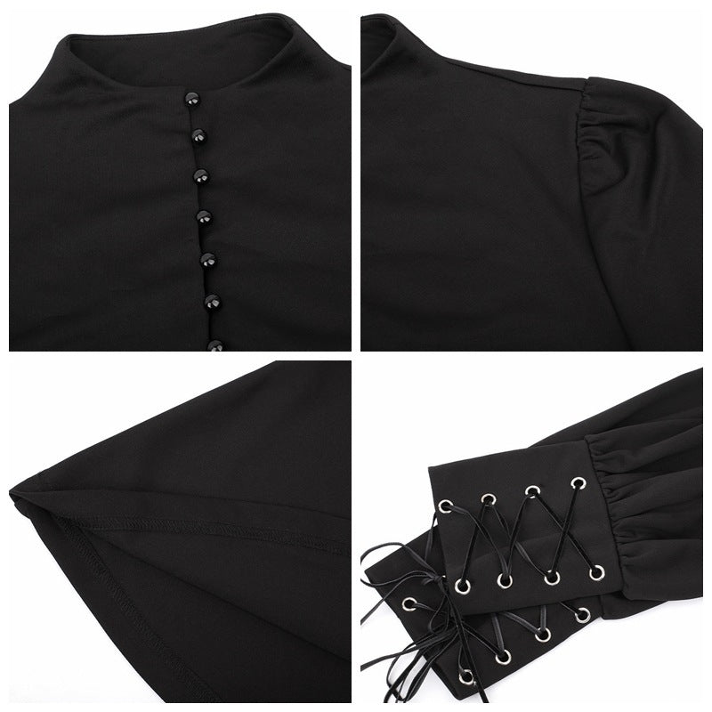 Women's Waist Tight Slimming A- Line Pleated Dresses