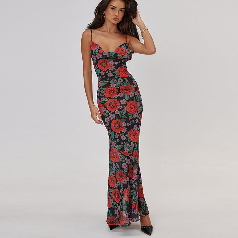 Women's Sexy Temperament Wild Slim Fit Long Dresses
