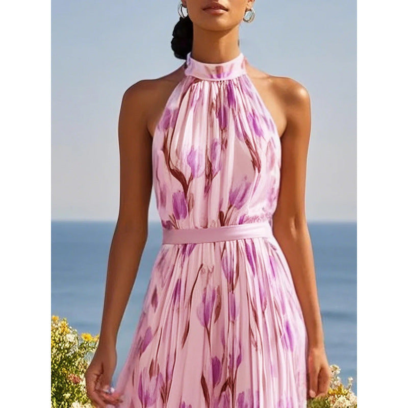 Summer Elegant Large Swing Vacation Style Dress