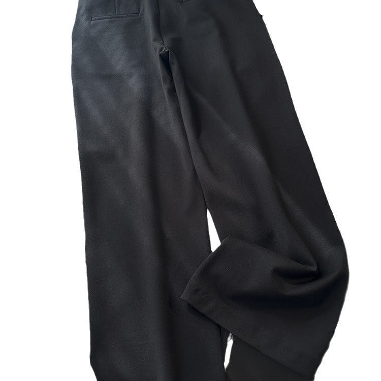 Women's Waist Slimming Thick Stretch Loose Straight Pants