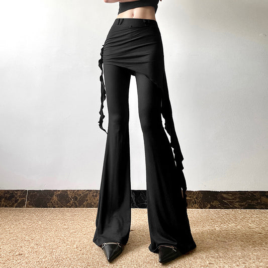 Women's Slim Street Fashion High Waist Casual Pants
