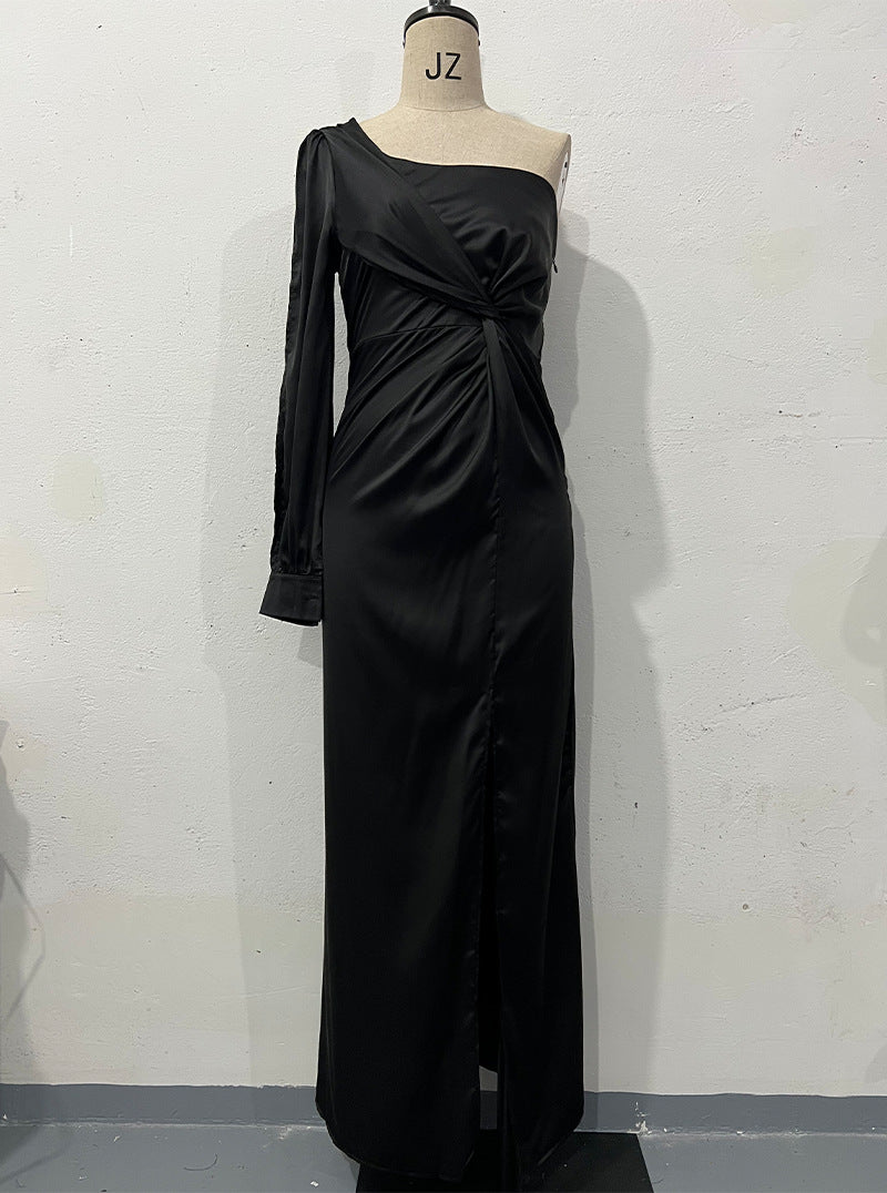 Women's Spring Dress Fashionable Temperament Cinched Waist Dresses