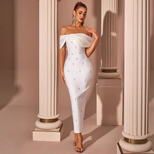 Fashionable Elegant Light Luxury Rhinestone Graceful Dress