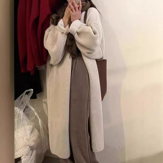 Women's Korean Style Lazy Long Knitted Loose Knitwear