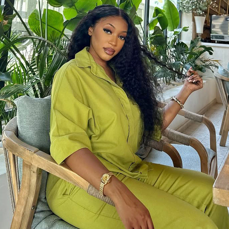 Women's Summer African Loose Trousers Two-piece Suits