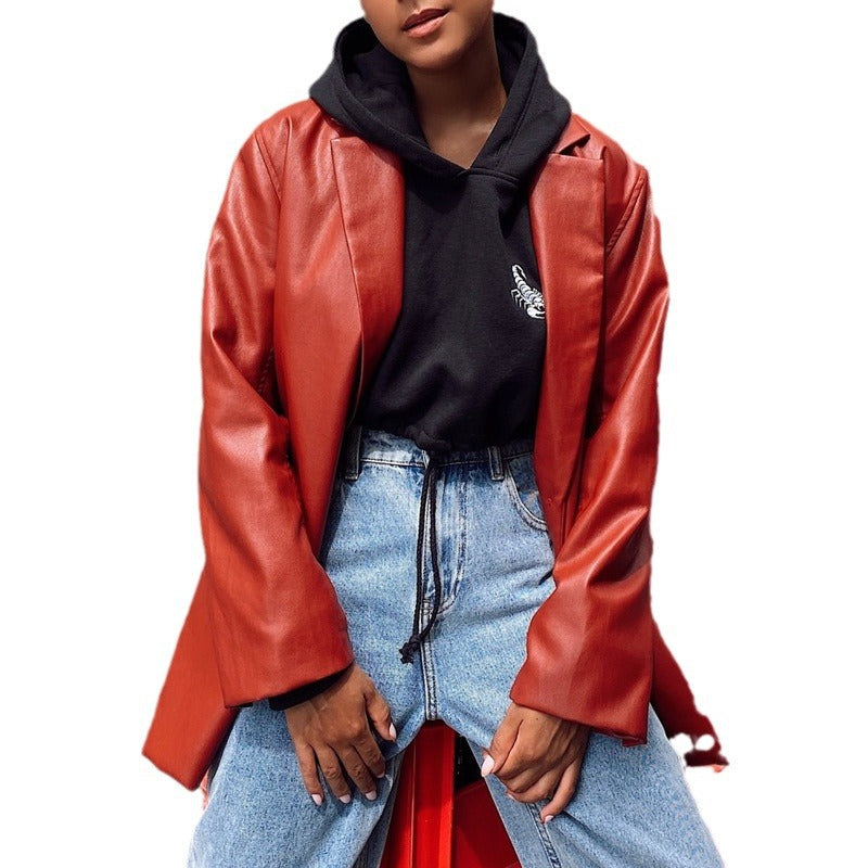 Women's Popular Fur Black Leisure Warm Jackets