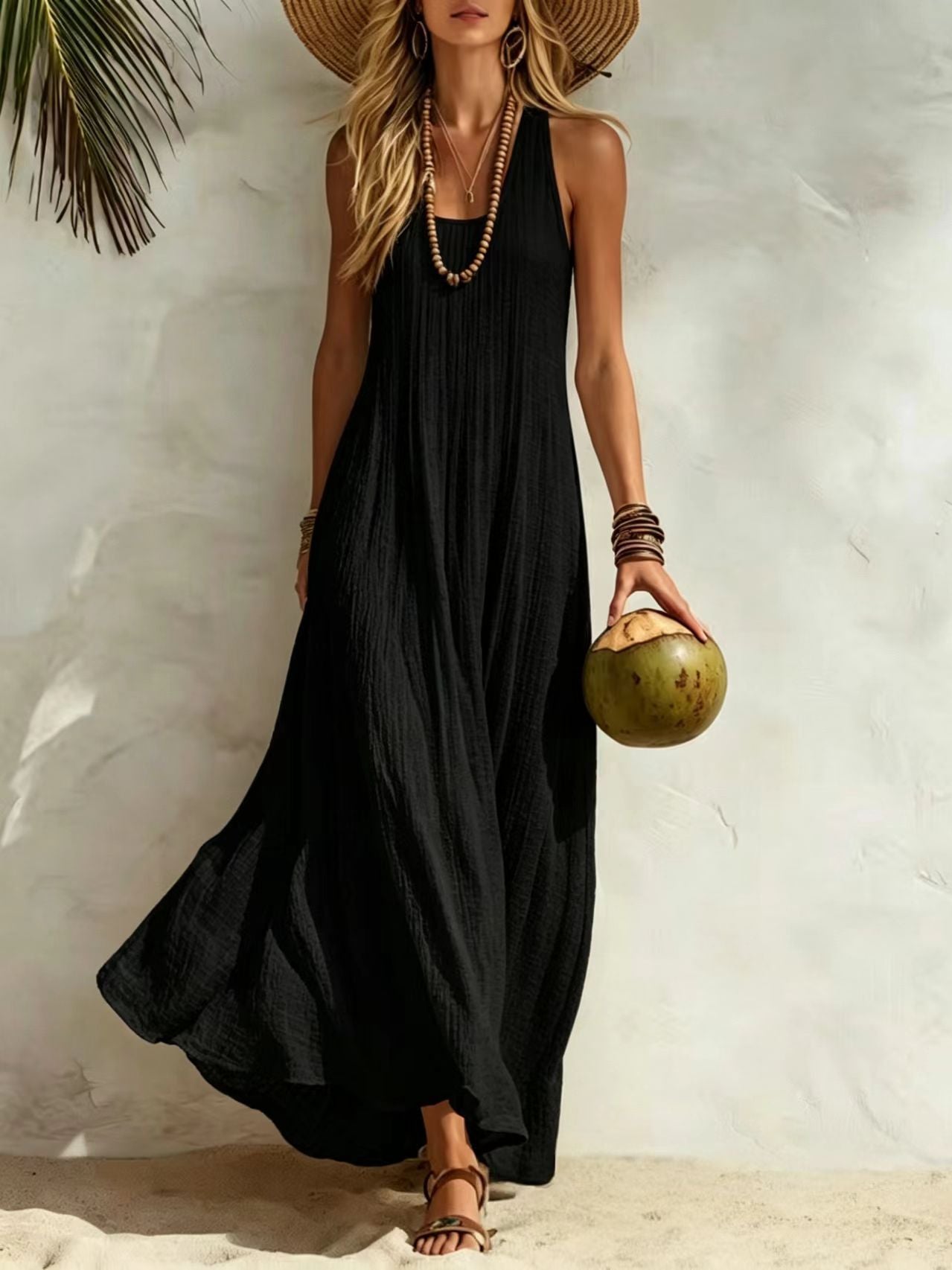 Women's Summer Seaside Vacation Style Loose Vests