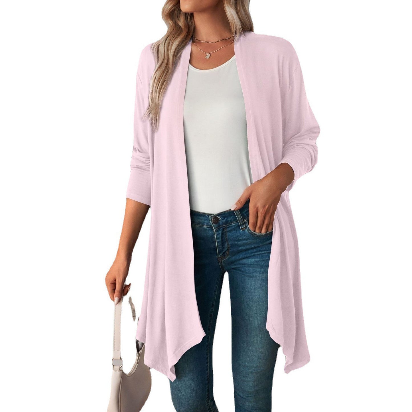 Women's Autumn Solid Color Long Sleeve Casual Women's Sweater
