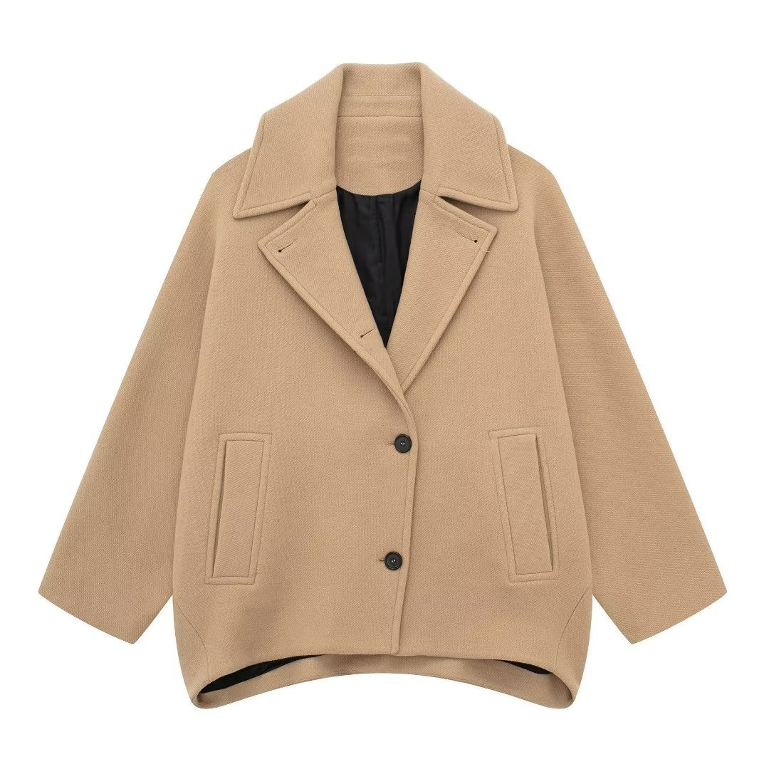 Women's Winter Comfortable Refined Lapel Long Sleeve Coats