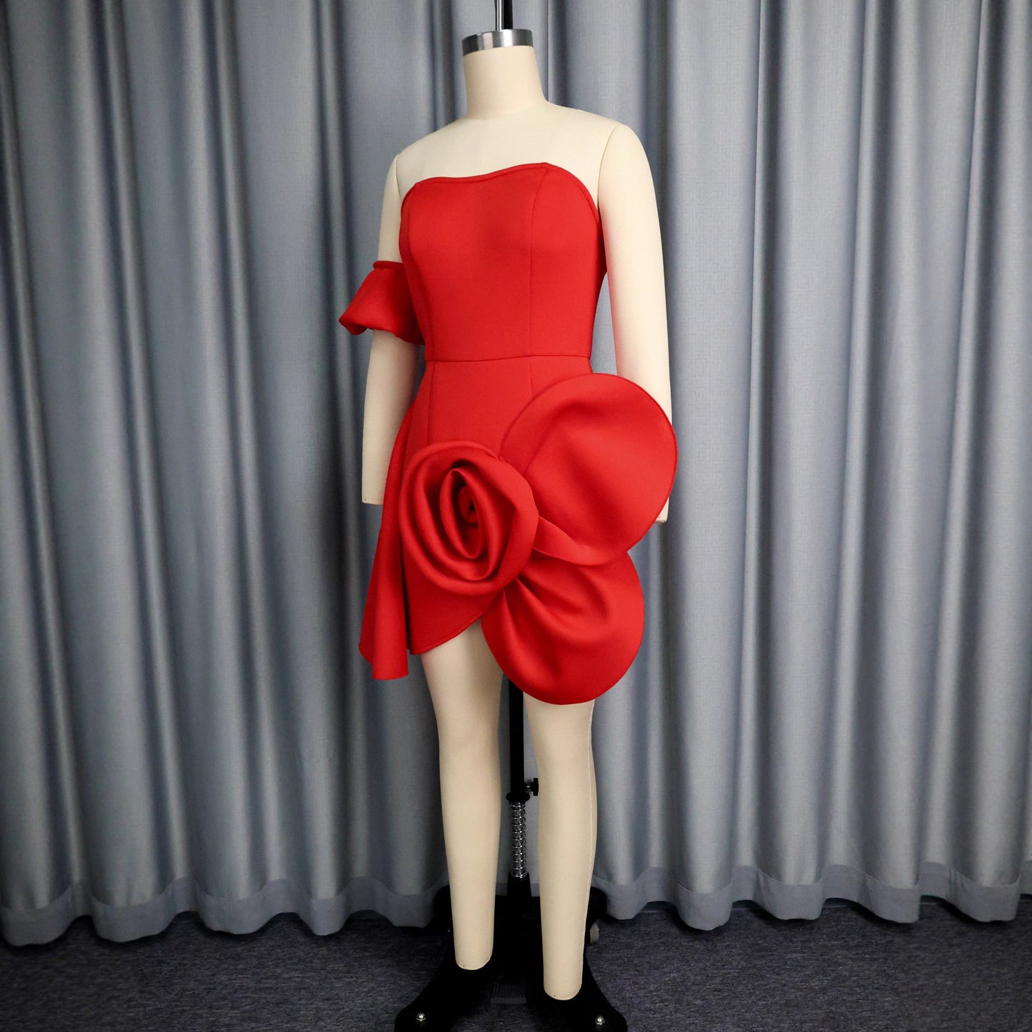 Personalized Design Sexy Tube Dress Asymmetric Dresses