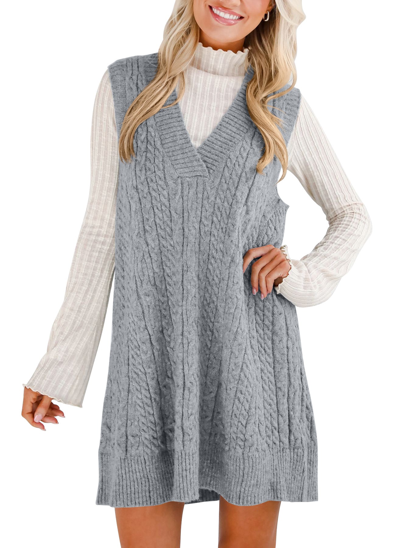Women's Stylish Trendy Woolen Casual Suspender Sweaters