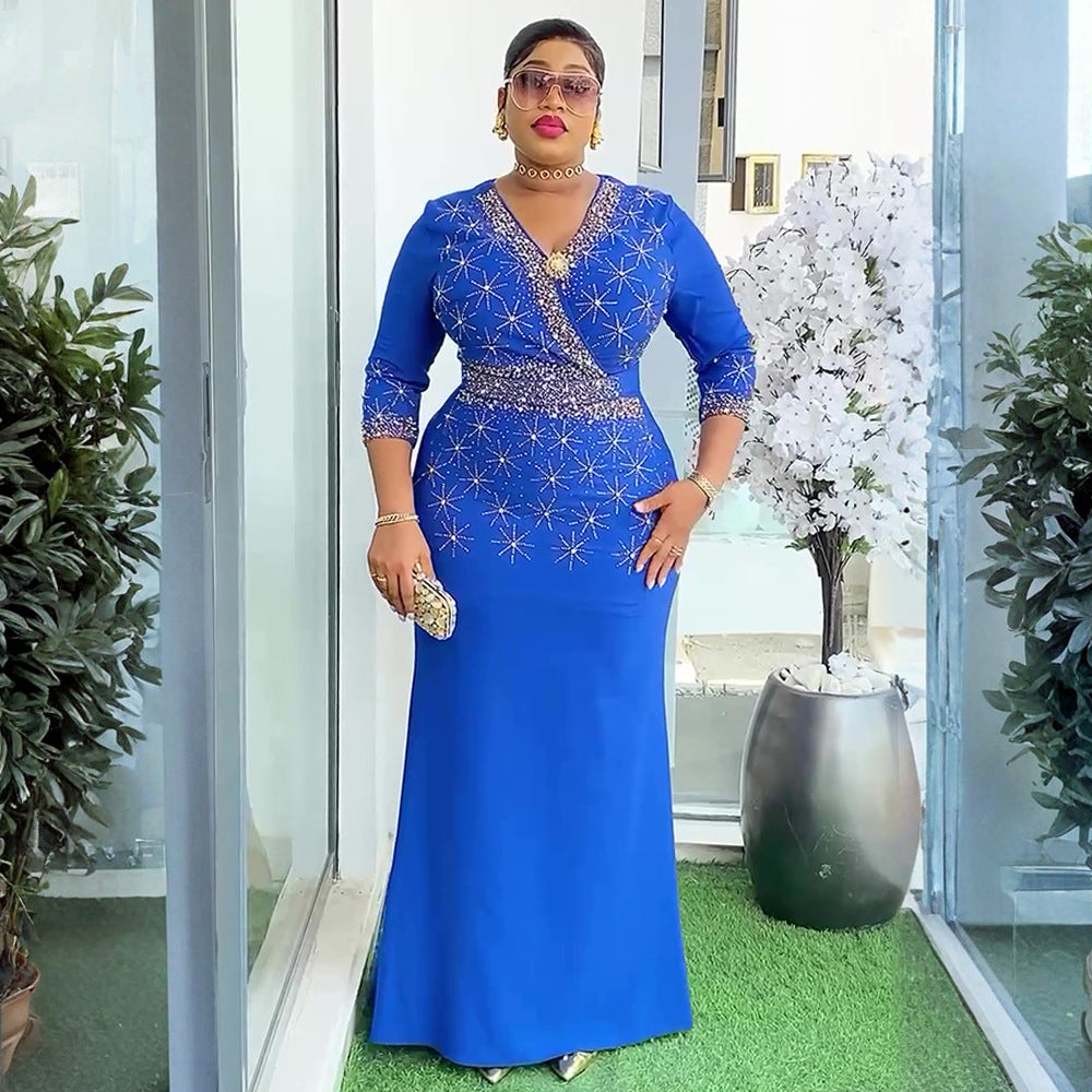Women's Pretty Versatile Elegant Dress African Dresses