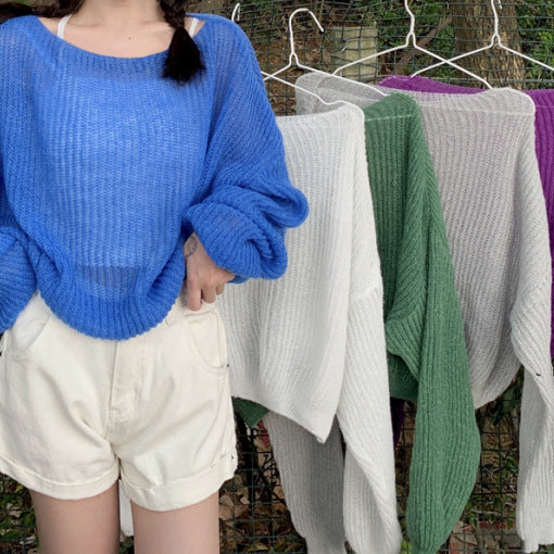 Creative Women's Casual Cute Loose Thin Women's Sweater