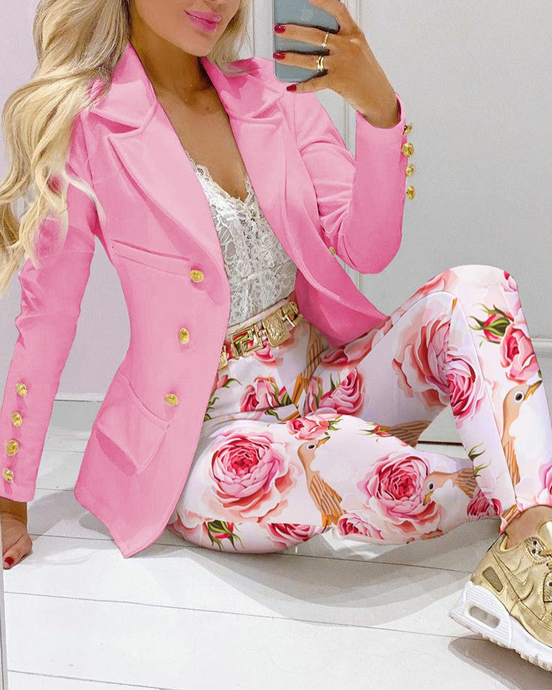 Women's Elegant Example Casual Fashion Set Suits
