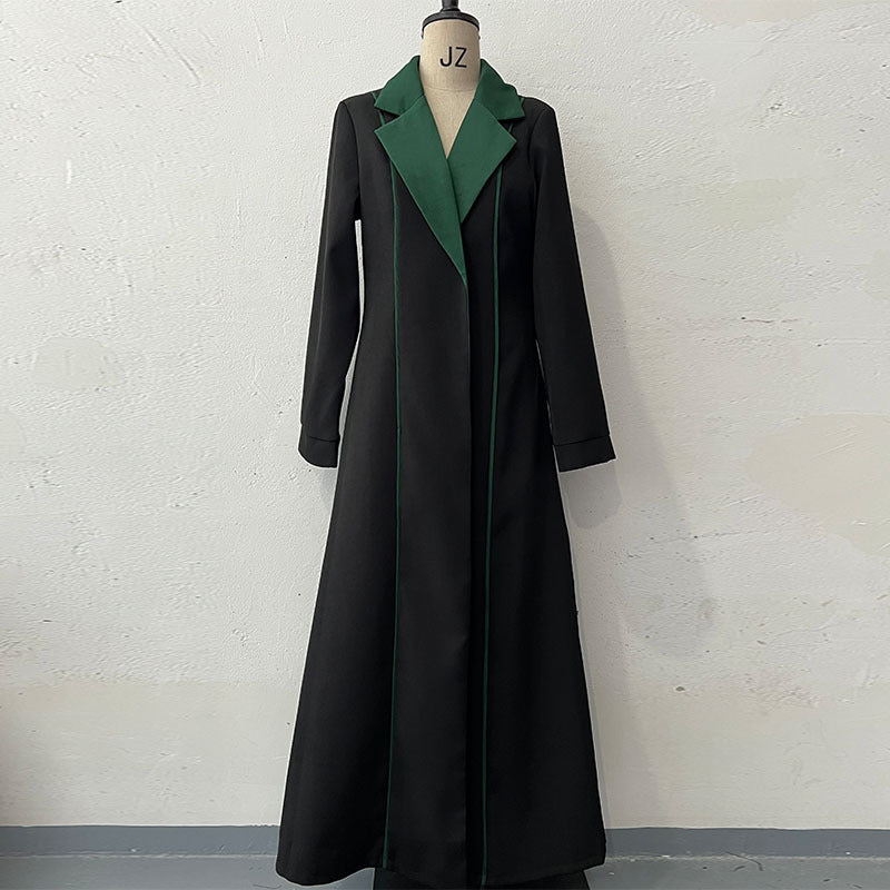 High-grade Fashion Long Robe Trench Outer Coats
