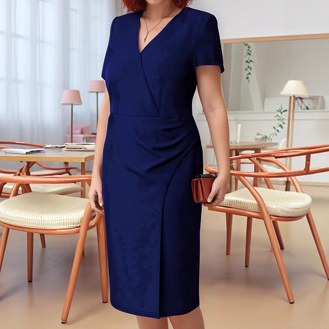 Women's Fashion Elegant Sleeve Solid Color Shorts