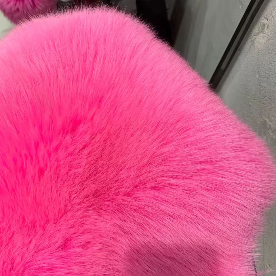 Fur Imitation Fox Warm Lapel Winter Coats