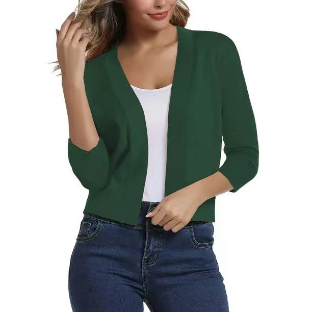 Beautiful Women's Elegant Simple Versatile Knitted Shorts