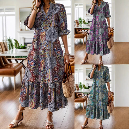 Attractive Casual Comfortable Women's Printed Fashion Dress