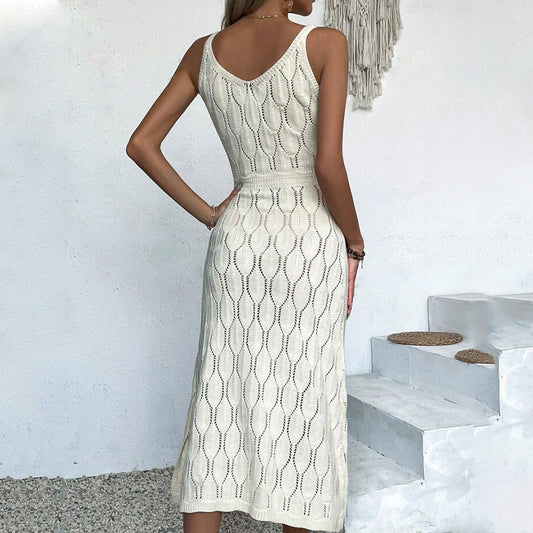 Women's Summer Beach Dress Solid Color Sexy Blouses