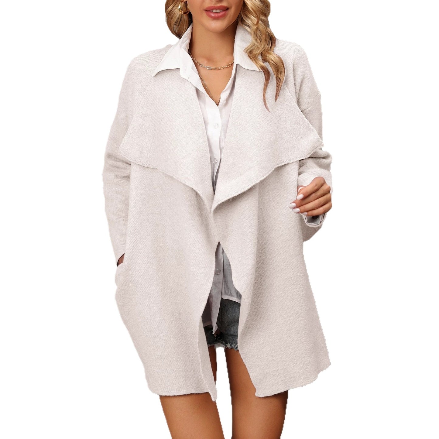 Women's Spring Long Personality Fashion Ol Knitted Women's Sweater